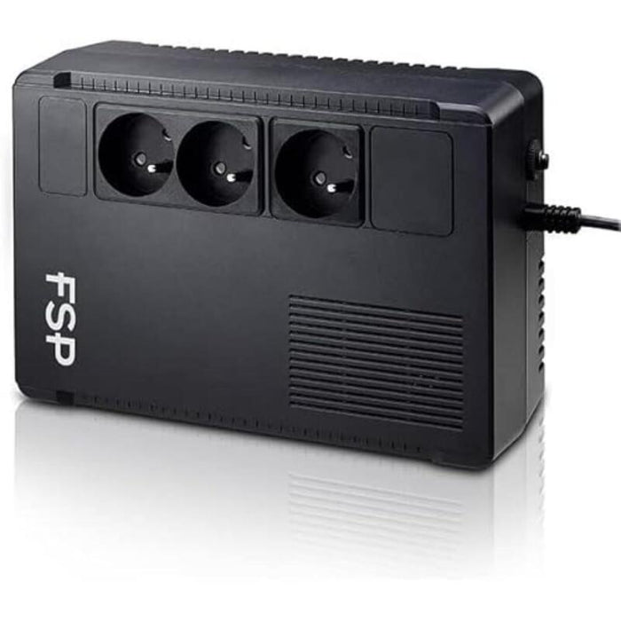 Sai Fsp Eco 800fr 800va 480w Entrada 1xiec-C14 Salida 4xschuko Rj45 Usb Line-Interactive Escrito