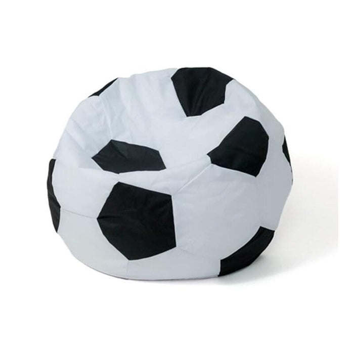 Sako Bolso Puf Bola Blanco-Negro Xxl 140 Cm