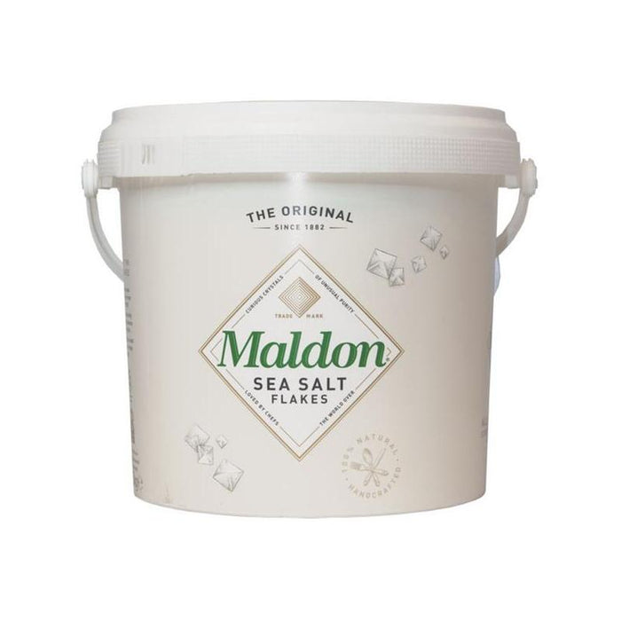 Sal Marina Maldon En Escamas, Especias 570 G, Cubo 153117