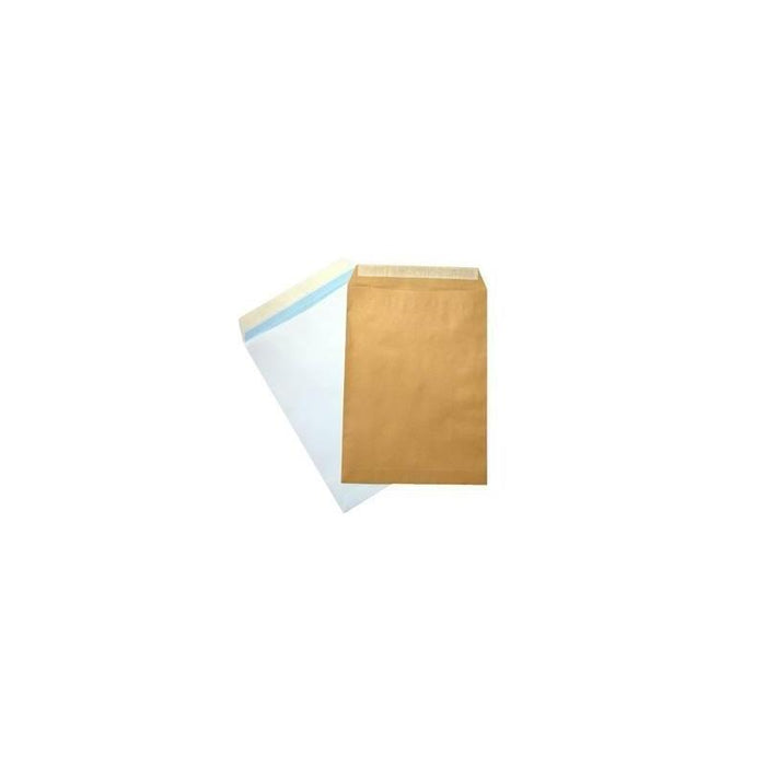 Sam Pack De 250 Sobres De Papel Kraft 90grs - Medidas 260x360mm - Autoadhesivo Con Tira De Silicona - Marron