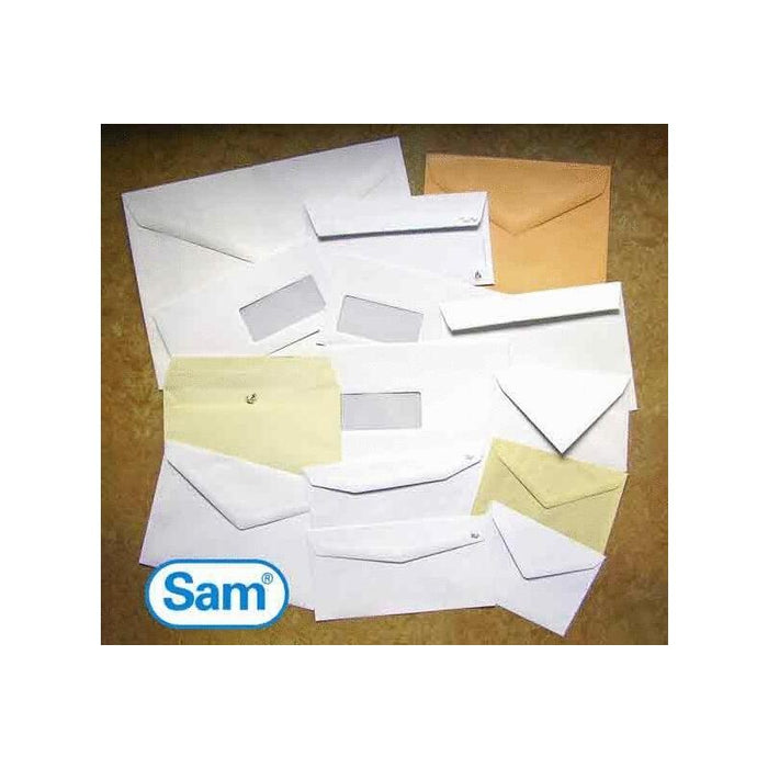 Sam Sobre Din C5 Versam 160 C Autoadhesivo Con Tira De Silicona 162x229 120 Gramos Crema Verjurado 250 Sobres