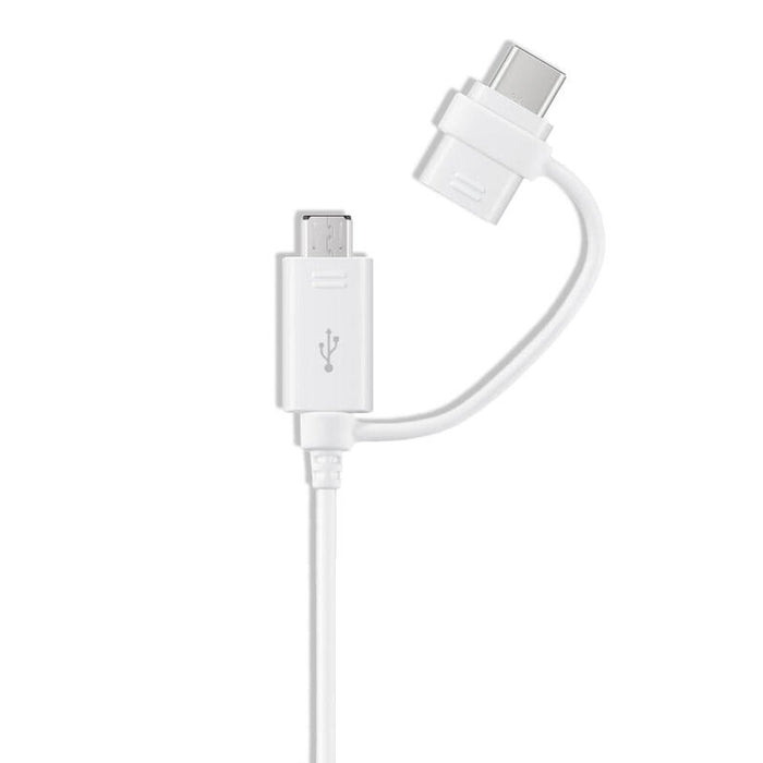 Samsung - Ep-Dg930dw Combo Cable Usb Tipo-C + Micro-Usb - Blanco Bulk