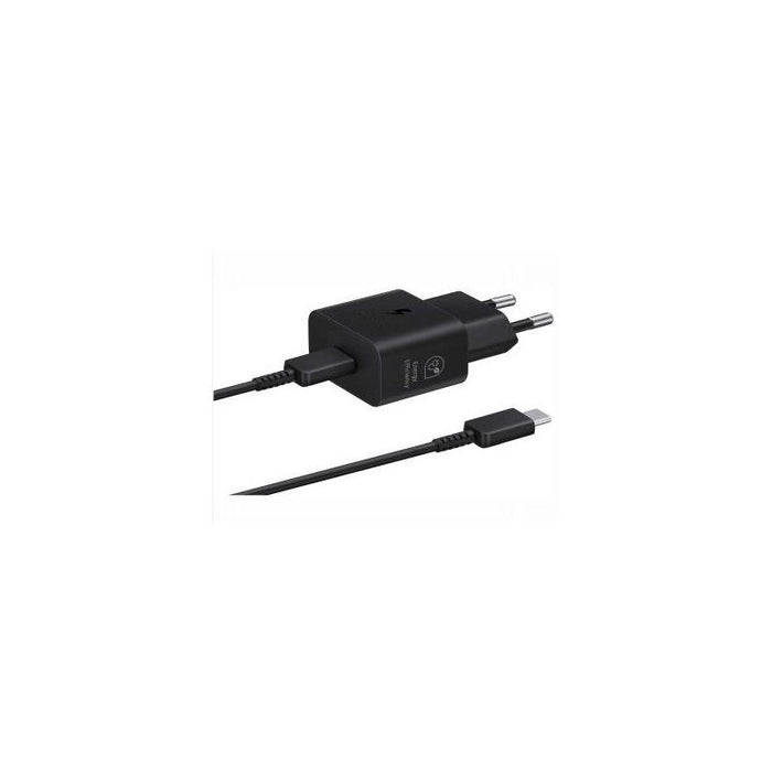 Samsung Schnellladegerät, Usb-C, 25w Con Cable De Datos, Negro Bulk