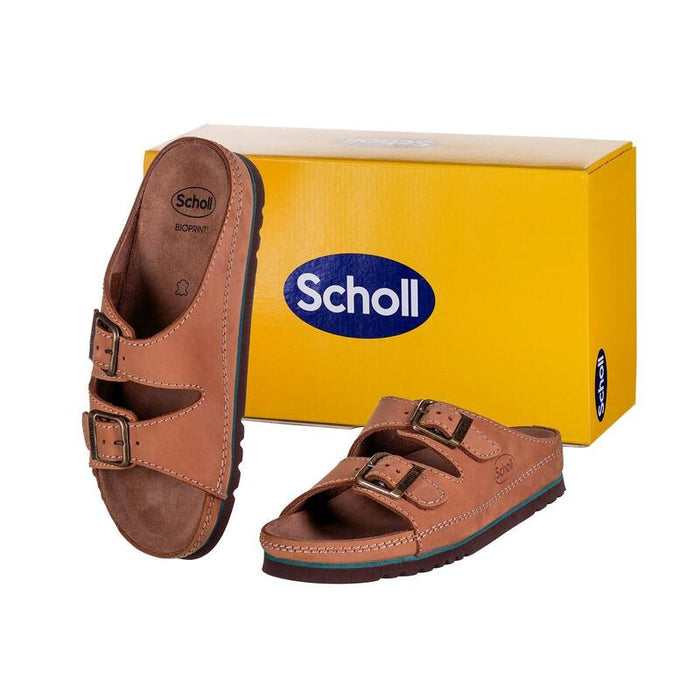 Sandalias Cómodas Scholl Air Bag Tira Trasera Marrón 37