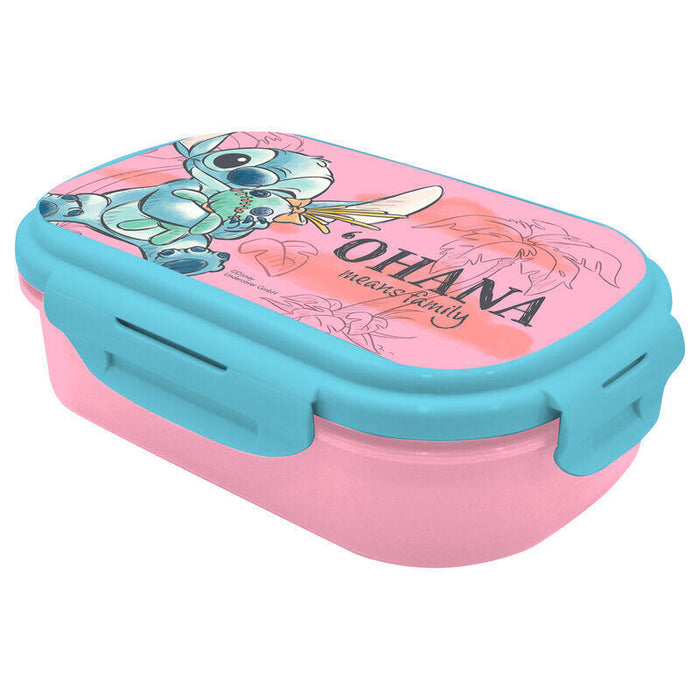 Sandwichera + Cubierto Stitch Disney