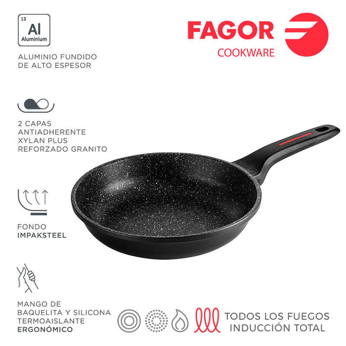 Sarten Alutherm Ø28cm Aluminio 3004 Fagor