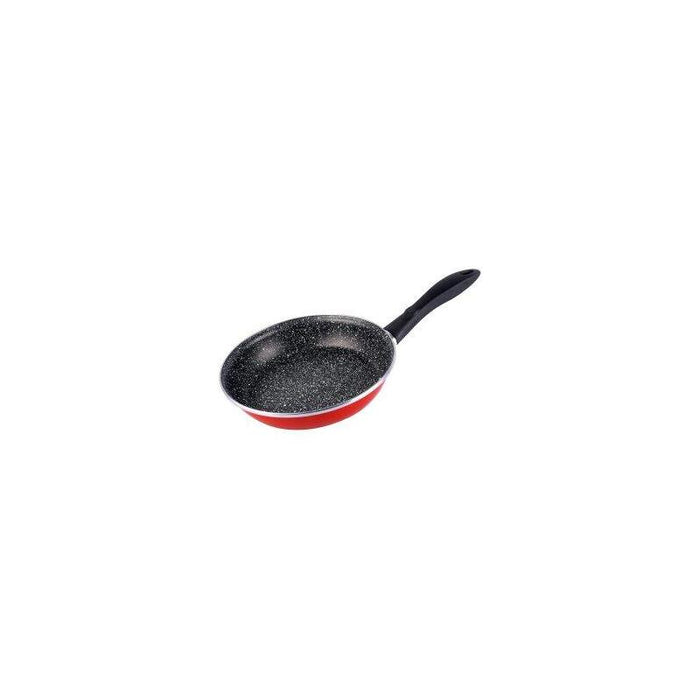 Sarten Magefesa K2 Rojo 16 Acero Antiadherente Efecto Piedra Todo Tipo Cocinas Apta Lavavajillas