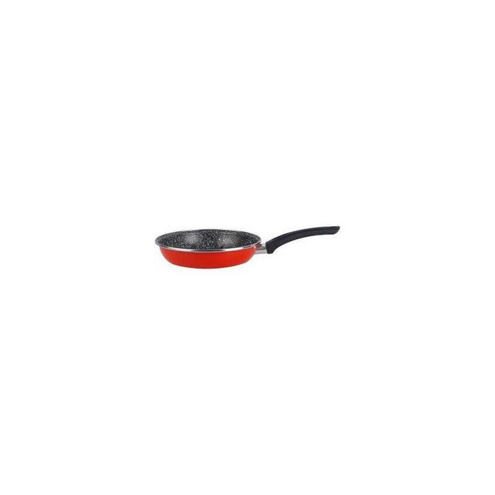 Sarten Magefesa K2 Rojo 26 Acero Antiadherente Efecto Piedra Todo Tipo Cocinas Apta Lavavajillas