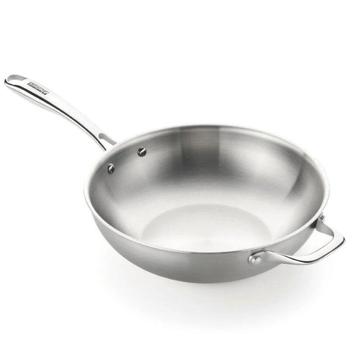 Sartén Monix Wok Planet Inox M212028 Ø28cm Aluminio Fundido Apta Para Inducción