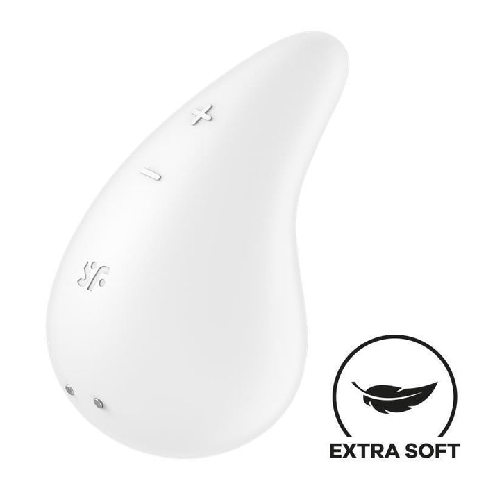 Satisfyer - Dew Drop Vibrador Lay-On Blanco