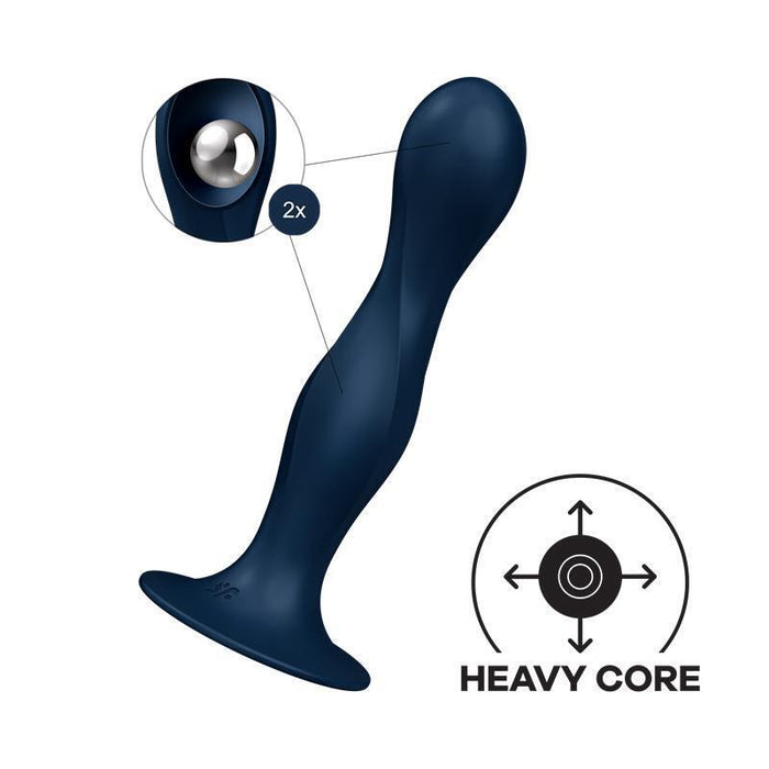 Satisfyer - Double Ball-R Dildo Silicona Azul