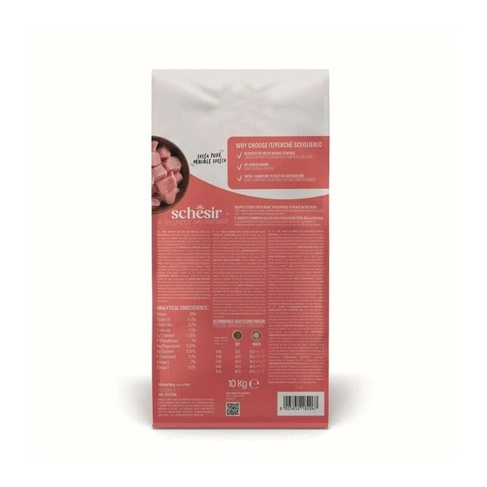 Schesir Animal Monoprotein Sterilized Jamón, Croquetas Para Gatos Adultos Esterilizados, Alimento Seco Monoproteico, Vitaminas Añadidas, Sin Conservantes Ni Colorantes, 10 Kg