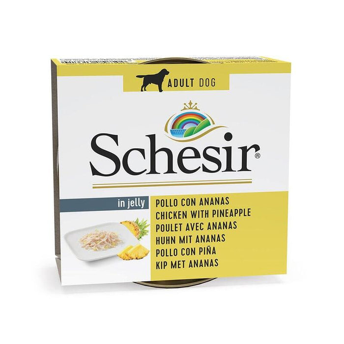 Schesir Chicken With Pineapple In Jelly - Wet Dog Food - 150g