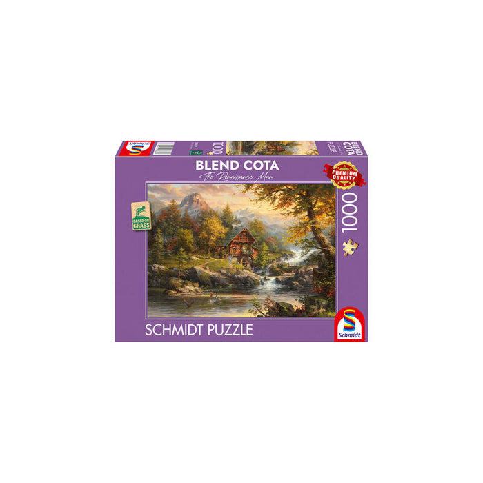 Schmidt Spiele Blend Cota: Casa De Verano, Puzzle 1000 Piezas 58639