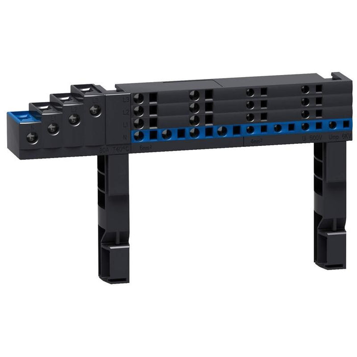 Schneider Prismaset-P, Linergy Lvs04008 Fm, Bloque Distribuidor, 4polos,63a
