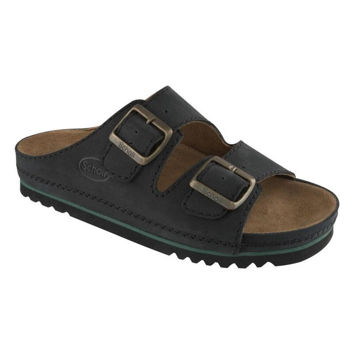 Scholl Air Bag - Sandalias Unisex Negros, Talla 36