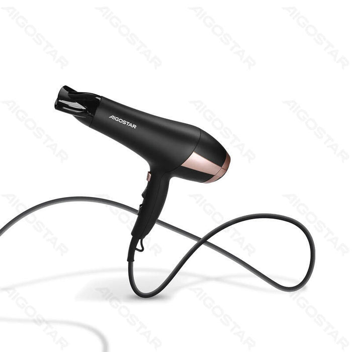 Secador De Pelo Ionico 2400w Negro Aigostar