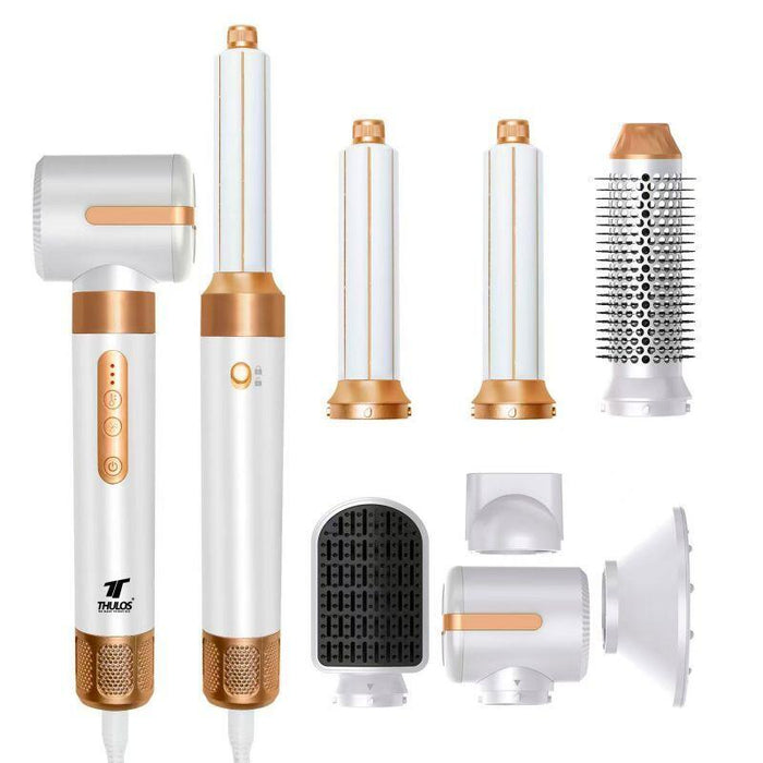 Secador De Pelo Thulos 7 En 1 Th By25 Color Blanco 1400w