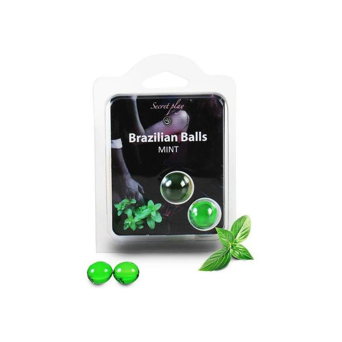 Secretplay - Brazilian Balls  Menta Set  2 Bolas