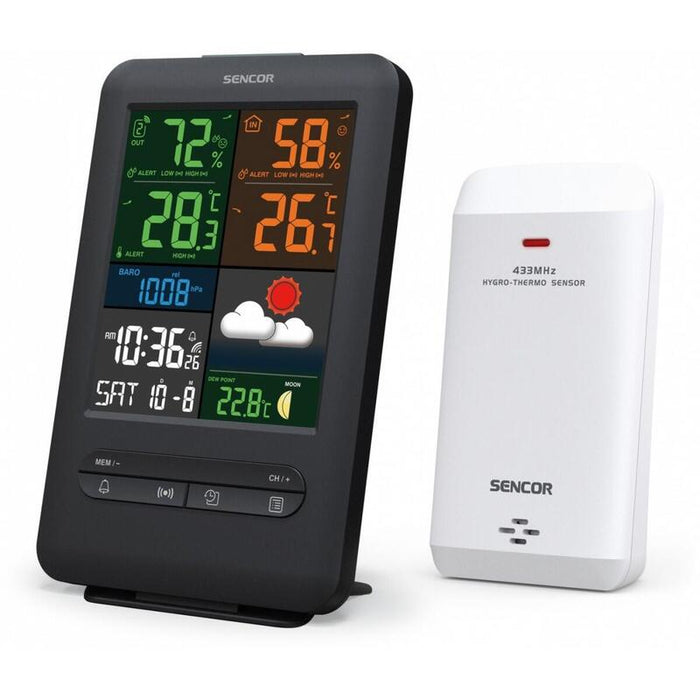 Stacja Pogody Sws 7300 Wys Lcd Kolor 13,8 Cm