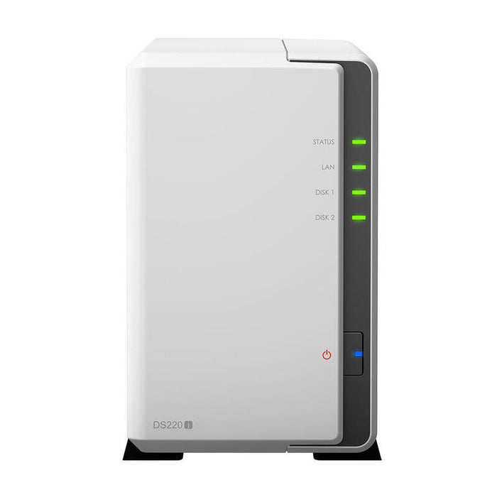 Servidor Nas Synology Disk Station Ds220j  2 Bahia Realtek Rtd 1296 1,4ghz 512 Mb Ddr4 Raid 0,1,Jbod