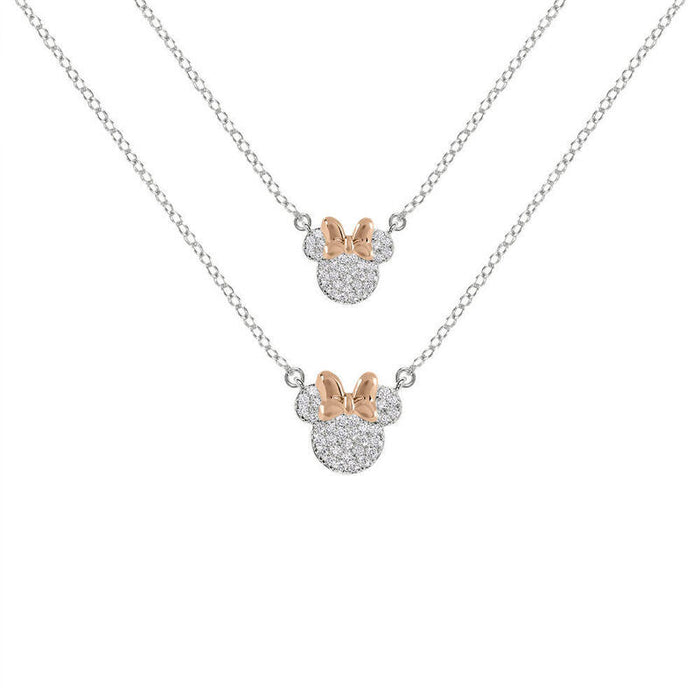 Set 2 Colgantes Mama + Hija Minnie Disney