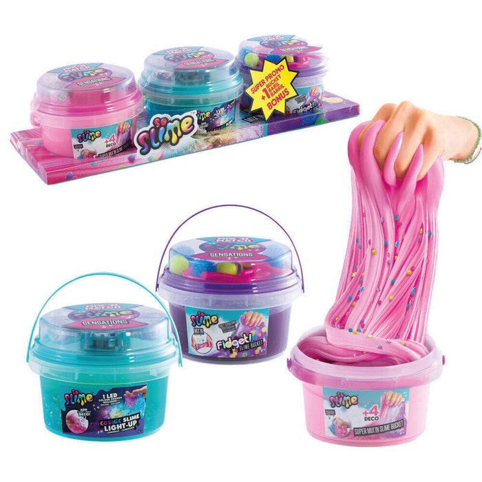 Set 3 Cubos Slime Sensaciones Slime