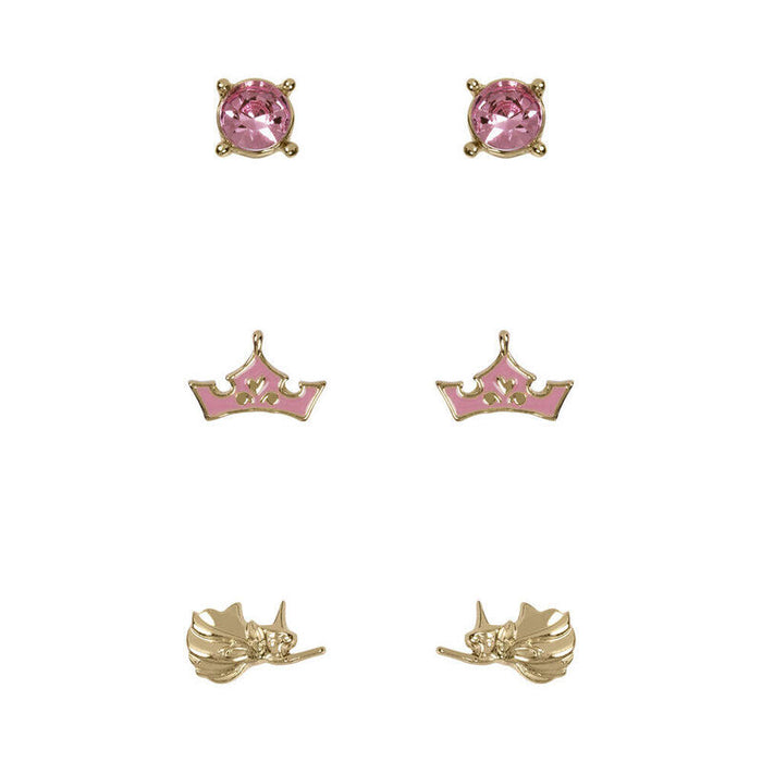 Set 3 Pares De Pendientes Princesas Disney