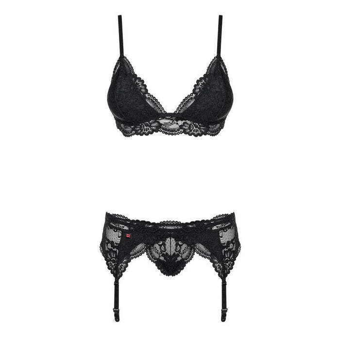Set 3 Piezas Color Negro Talla (Interno):L/Xl