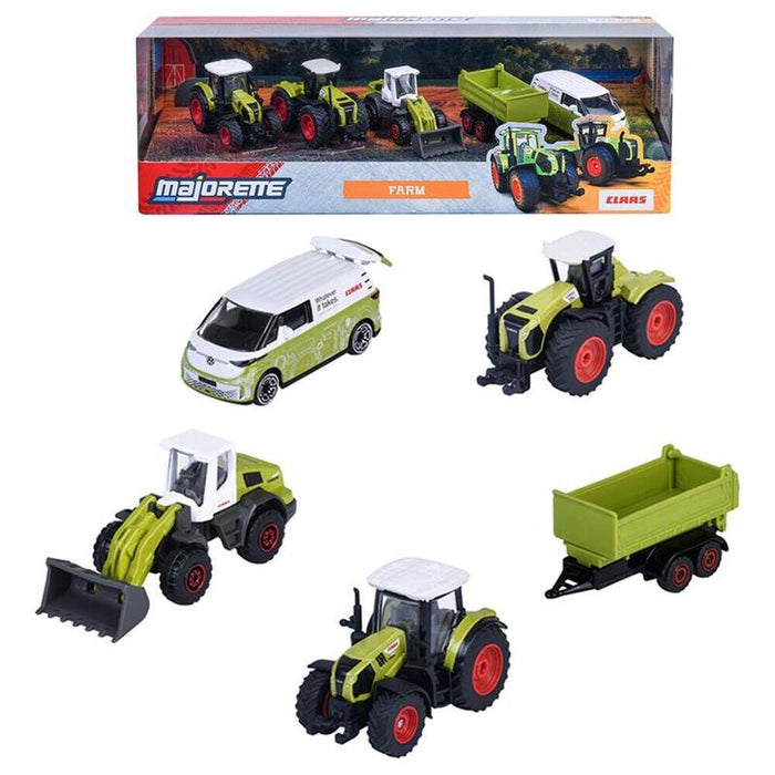 Set 5 Vehiculos Granja