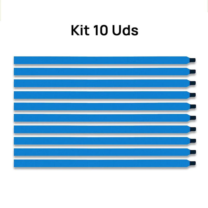 Set De 10 Tiras Adhesivas Para Pantallas Lcd (220x10 Mm)