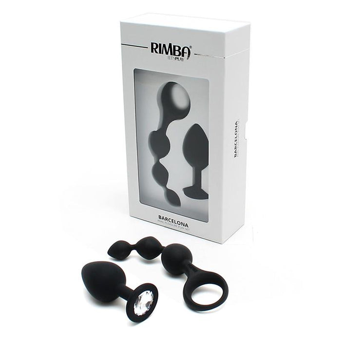Set De 2 Juguetes Anales Barcelona Negro
