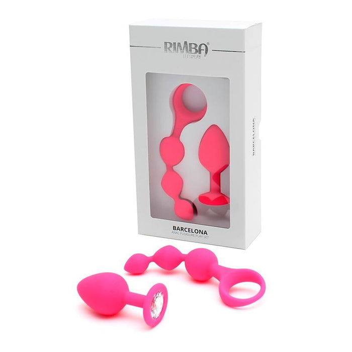 Set De 2 Juguetes Anales Barcelona Rosa
