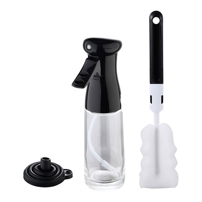 Botella De Aceite + Cepillo + Embudo De Silicona