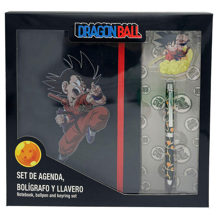 Set Diario + Boligrafo + Llavero Dragon Ball