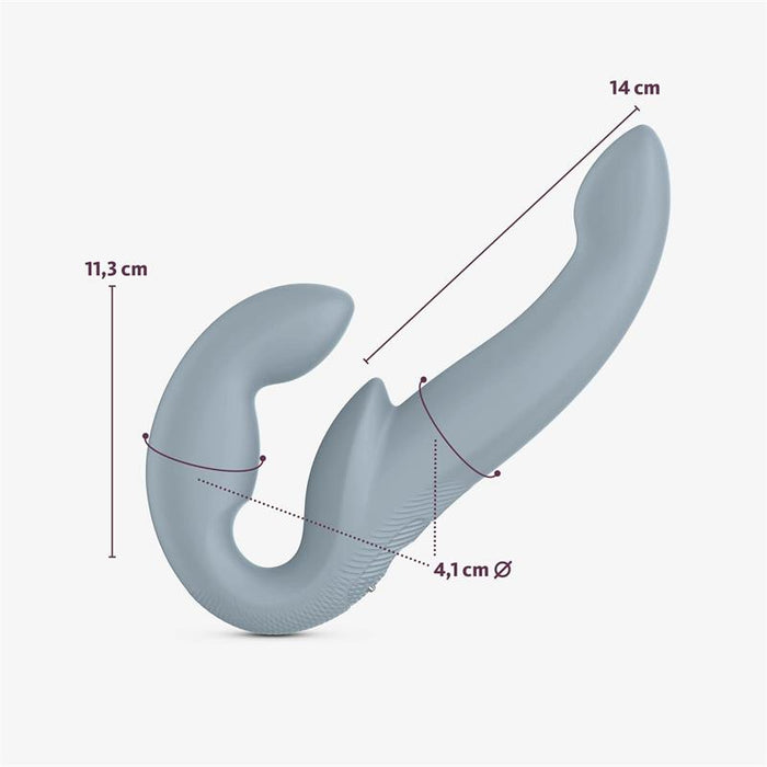 Vibrador Doble Fun Factory Share Vibe Pro  Gris