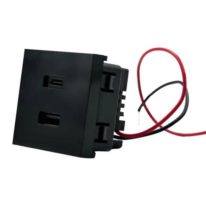 Shelly · Empotrado Accesorio · Usb · Charger Negro