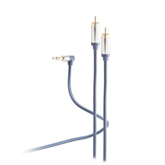 Shiverpeaks Cable Jack 3,5mm Flex. Winkel A 2 Cinch 5m