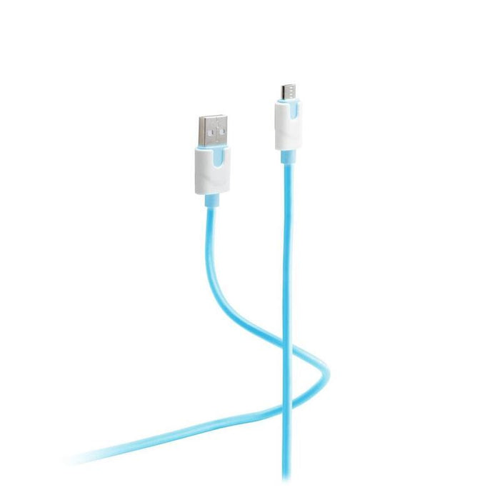 Shiverpeaks Usb Micro Cable De Carga Flexible, Azul 2m