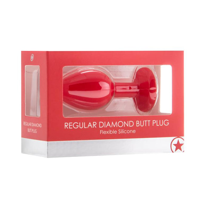 Shots Ouch! Plug Anal Diamante Rojo