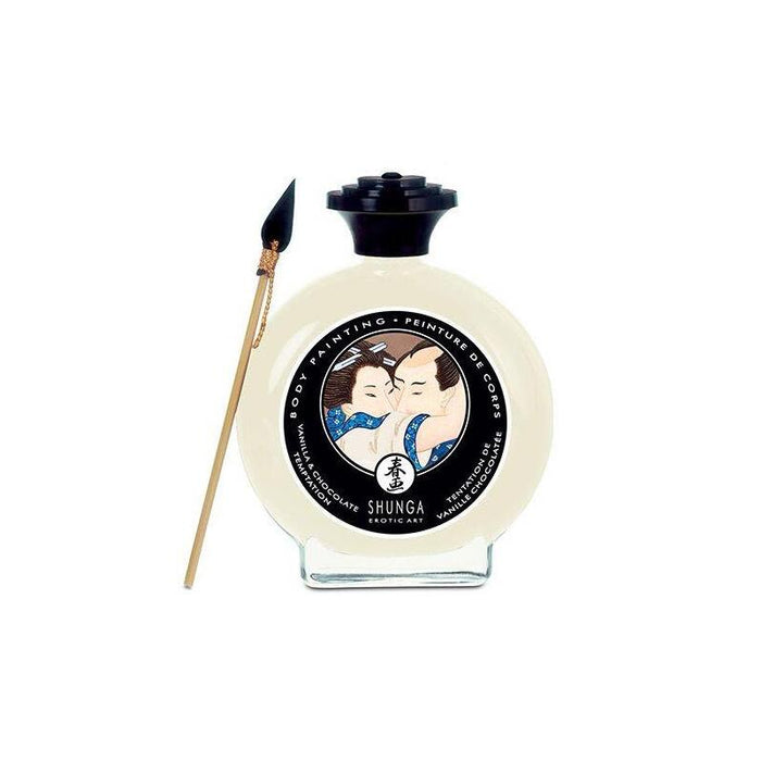 Shunga Pintura Besable Sabor Chocolate Blanco Y Vainilla