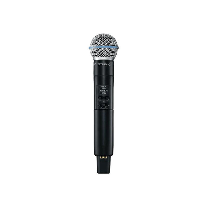 Shure Slxd2/B58=-G59 - Transmisor De Mano Con Cápsula Beta®58a, 470 - 514 Mhz