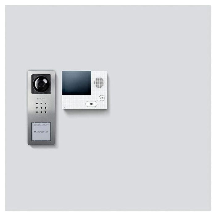 Sie Set Cvb 850-1 E W Video-Set Siedle Basic Edelstahl Gebürstet