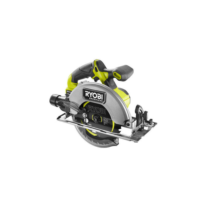 Sierra Circular Inalámbrica Sin Escobillas Ryobi One+ Rcs18bl-0, 18 Voltios Verde/Negro, Sin Batería Ni Cargador 5133006496