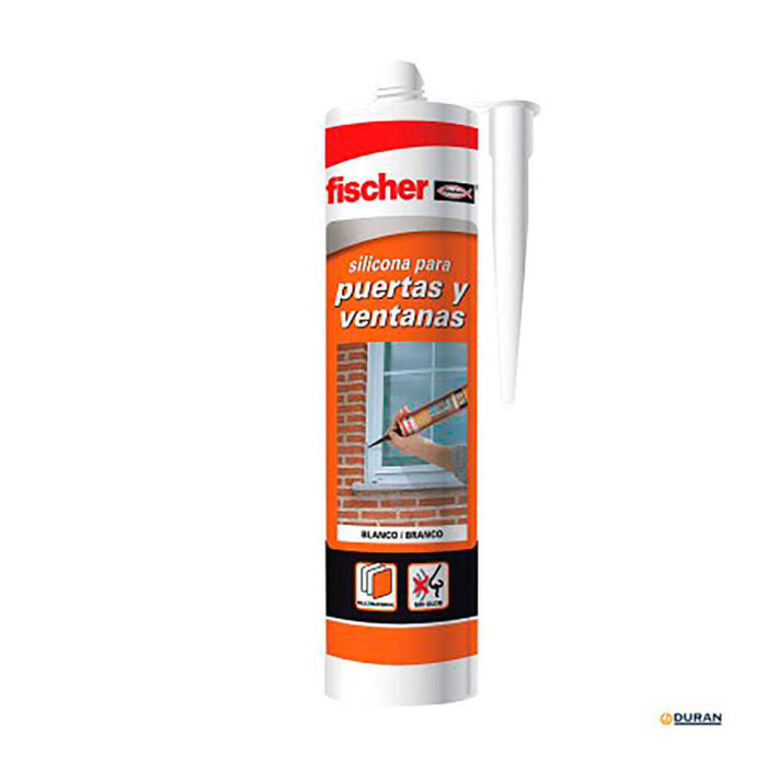 Silicona Neutra Puertas Y Ventanas Blanco 505444  Fischer