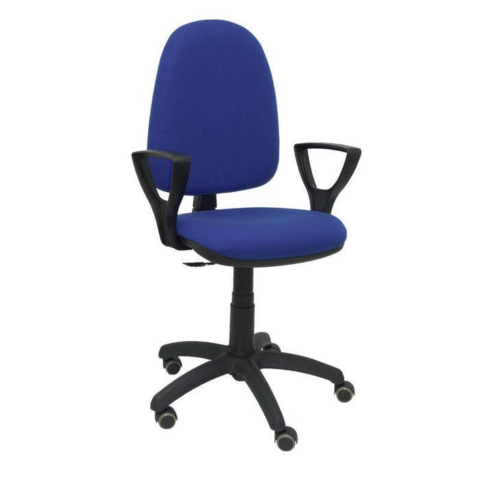 Silla Ayna Bali Azul Brazos Fijos Ruedas De Parqu