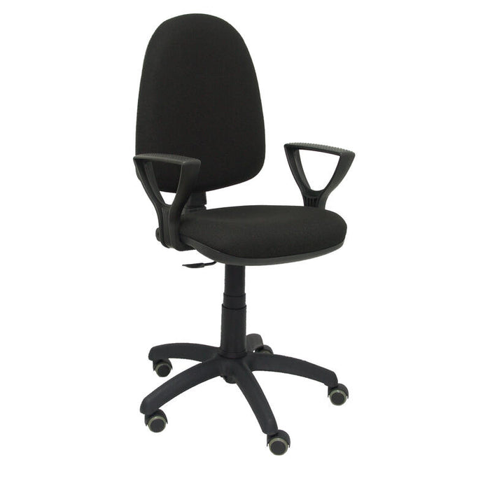Silla Ayna Bali Negro Brazos Fijos Ruedas De Parq