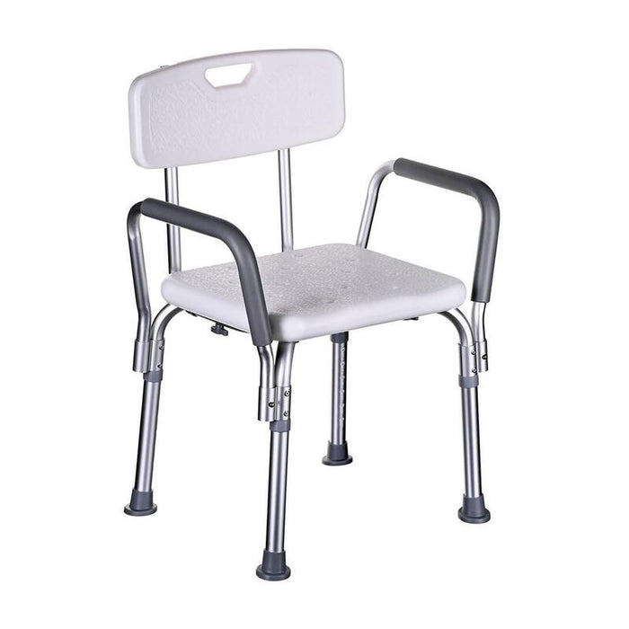 Silla De Ducha Con Respaldo Y Reposabrazos