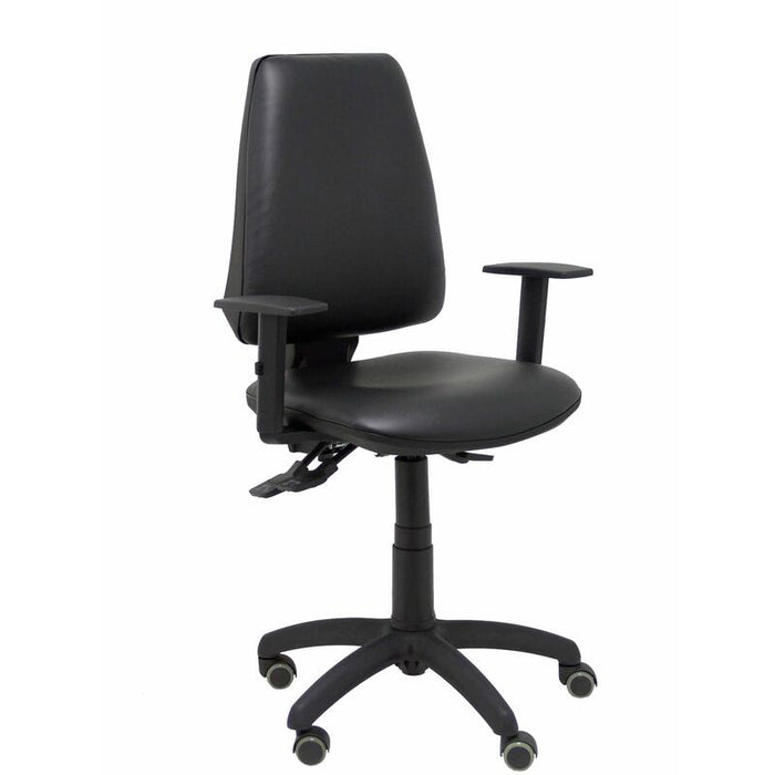 Silla Elche Asincro Similpiel Negro Con Brazo Regu