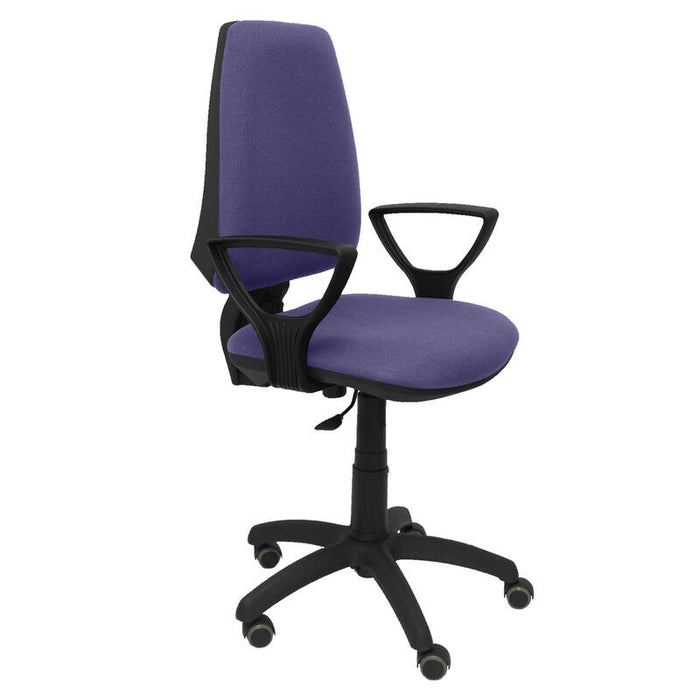Silla Elche Cp Bali Azul Claro Brazos Fijos Rueda